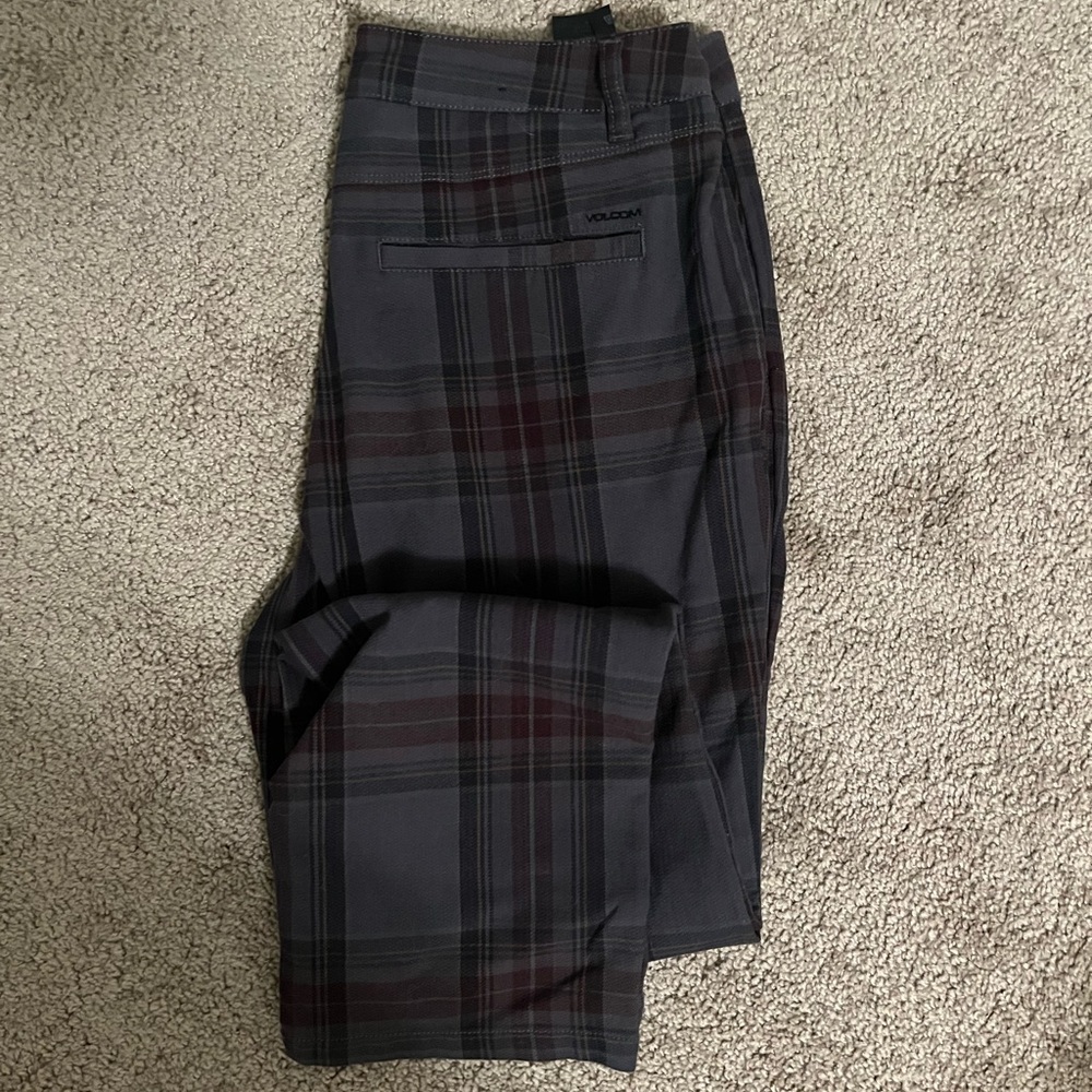 Volcom Plaid Pants NWOT